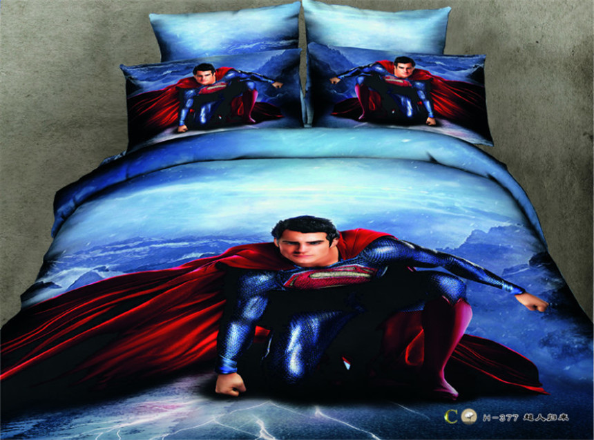 Desain Kamar Tidur Superman bagus dan keren untuk anak cowok