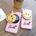 Fashion Cute Smile Mirror Funny Phone Case for Iphone 6 6s 6Plus Hard Plastic Case Funda
