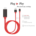 hdtv adapter for iphone 7 6 5S 5 ios 10 hdmi CABLE MHL lightning apple ipad