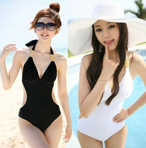 2015 free shipping summer backless long V girls BIKINIS women swimming BIKINIS beach lady swim BIKINIS