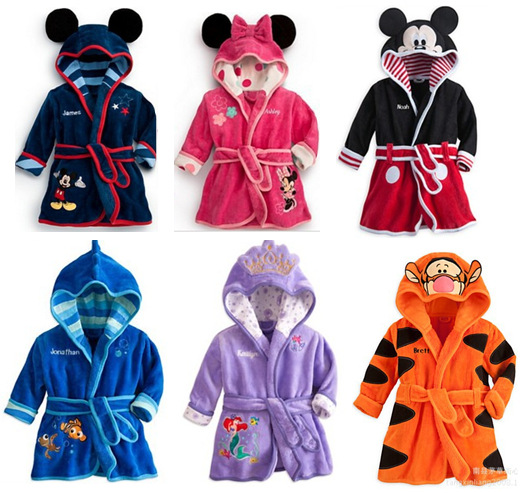 Terry cloth robes toddlers