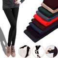 Fleece Leggings Warm Winter Faux Velvet lined Legging Knitted Thick Slim Leggings Super Elastic Legging 3