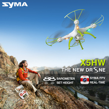 Syma X5HW Shatterproof RC Drone With Camera Hd Fixed high hover 2.4G 4CH 6Axis 3D Rollover Headless Quadcopter Helicopter
