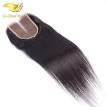 6A Grade Virgin Malaysian lace Closure Straight Human Hair closure 4x4 Middle free three Part Lace