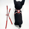 Small Dog Collars Luxurious Rhinestone Puppy Pet Harness for Chihuahua Red Pink Black Purple Leather Dog