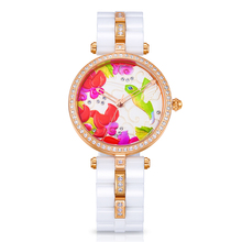 2016 TIME100 Unique Ceramic Women’s Watches Three-Dimensional Hummingbird Pattern Ladies Quartz Watches relogio feminino Clock