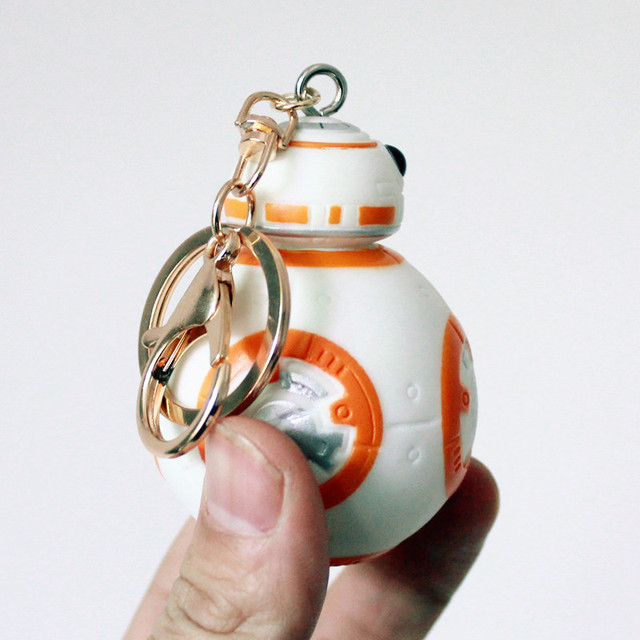 Новый Arivavl позолоченный брелок звездные войны милый BB8 Droid робот куклы солдат клон ремень дети игрушки для детей BL1148