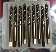 15PCS SET of HSS M35 Co5 CNC grinded 15pcs standard pitch Machine spiral screw Taps HSS