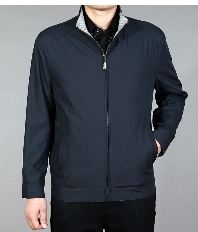 zipper polo jacket