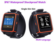 Smart Sport Watch Phone IP68 Waterproof phone SmartWatch SIM shockproof Mobile Phone swimming watch Bluetooth For iphone 6s
