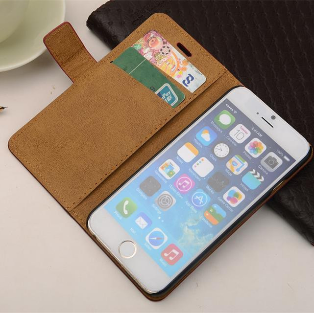Luxury Leather Cases For Apple iPhone 6 4 7 inch Case Wallet Card Holder Mobile Phone