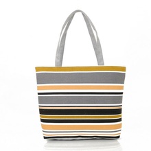 Women Handbag Canvas Beach Bag Stripe Female Printing Tote Shoulder Bags Shopping Big Bags Bolsas Feminina Sac A Main Neverfull