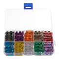 100pcs Car Mini Blade Type Fuse Holder Box Clip 5A 10A 15A 20A 25A 30A Zinc