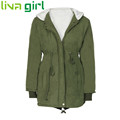 M XXXXXL Women Autumn Winter Fashion Warm Irregular Wool Blend Hoodies Parka Coat Fleece Tops