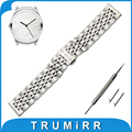 20mm Stainless Steel Watch Band for Ticwatch 2 42mm Butterfly Buckle Strap Quick Release Wrist Belt