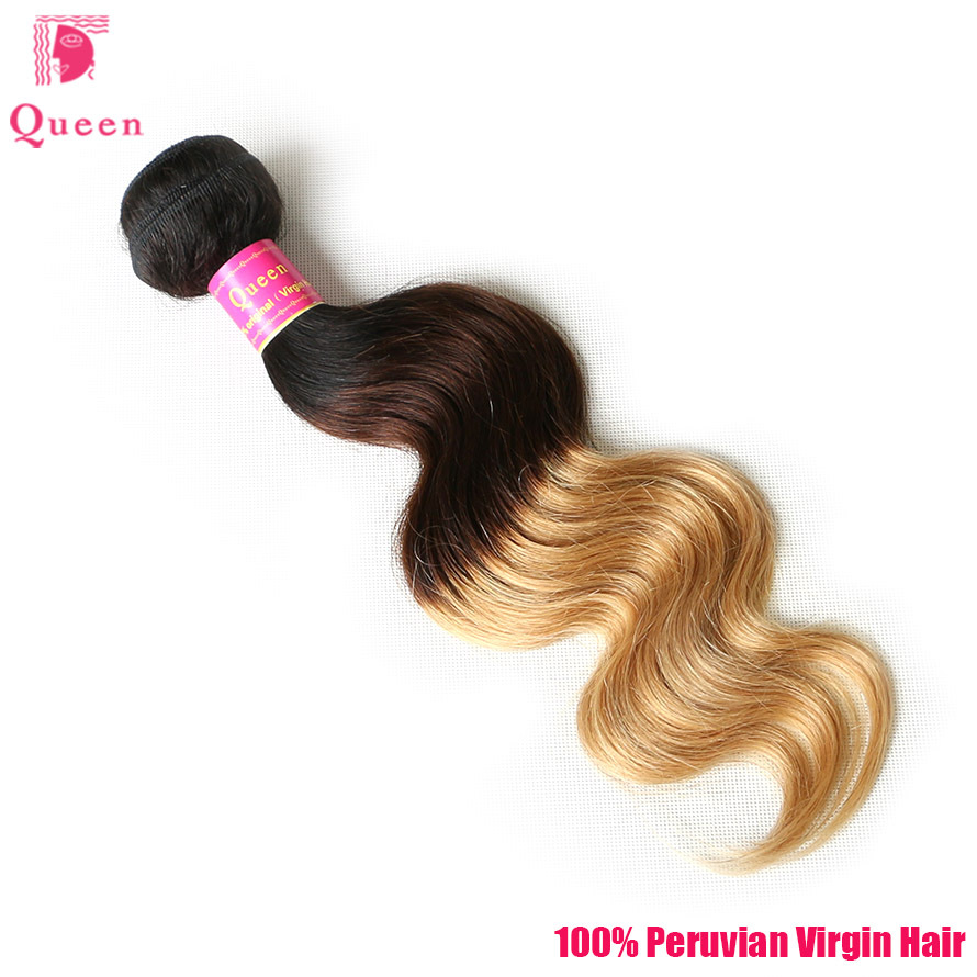 3 Tone Ombre Hair Extensions Peruvian Virgin Hair Body Wave Unprocessed Ombre Peruvian Body Wave 3 Bundles 100% Human Hair Weave