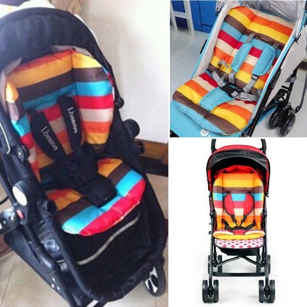 Liner-Car-Seat-Pad-Waterproof-Padding-Pram-Rainbow-Baby-Kids-Stroller-Cushion