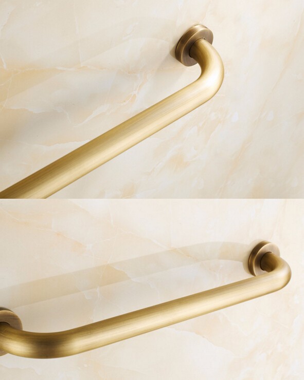 Description Picture 5 of itemHigh Quality 40 cm brass bathroom armrest handle antique strong bathtub armrest handrail Grab Bars Hand Safety bar