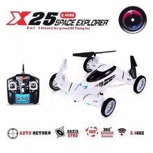 X25 8CH gyro Speed Switch 3D Flips Quadcopter Drone Car UFO RTF +Camera 2MP White Funny Toys
