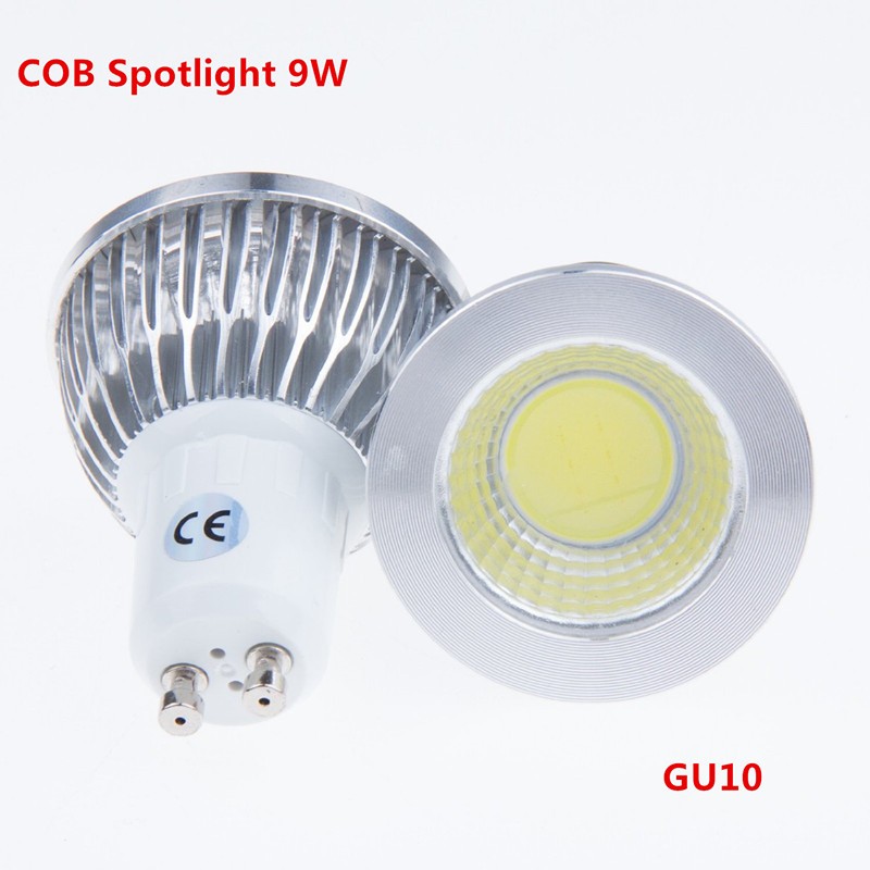Description Picture 2 of itemSuper Bright GU10 Bulb Light Dimmable Led Ceiling light Warm/White 85-265V 9W 12W 15W GU10 COB LED lamp light GU10 led Spotlight