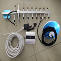 GSM repeater GSM signal booster 900mhz gsm signal amplifier for mobile phone with 13dbi yagi LCD