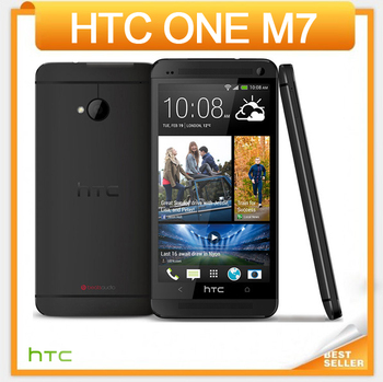 Оригинальный HTC ONE M7 801e разблокированным мобильных телефонов четырехъядерные процессоры 4.7 '' сенсорный экран андроид GPS WIFI 2 ГБ RAM 32 ГБ ROM бесплатная доставка