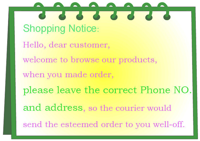 shopping notice