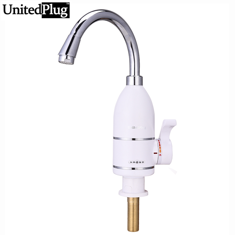 UnitedPlug water heater Hot sale 3~5 second instant water heater faucet 220~240V stainless heating tube water heater valve S1