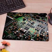 Electronic Circuit Retro News Sell New Small Size Mouse Pad Non-Skid Rubber Pad