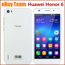 Original FDD-LTE 5″ Android 4.4 MTK6592 Octa Core Cell Phones 1.7GHz 3GB+32GB Unlocked IPS 1920×1080 13MP Camera HUAWEI Honor 6