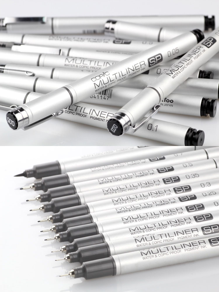 Copic Multiliner Sp Drawing pen Fine line pen Black Color eBay