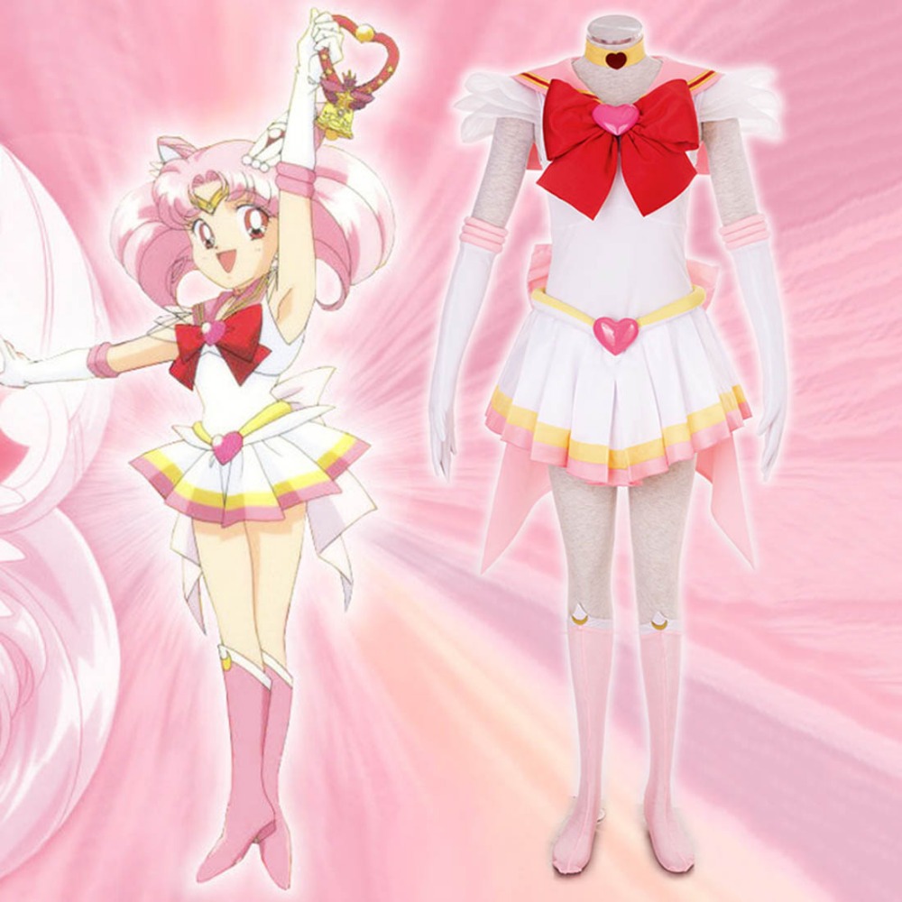 Sailor Moon Super S Sailor Chibi Moon Chibiusa Tsukino Cosplay Costume De.....
