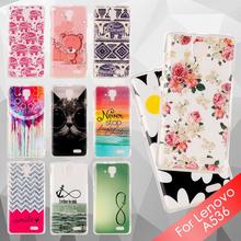 for Lenovo A 536 TPU Cases Soft IMD TPU Case for Lenovo A536 – Elegant Flowers