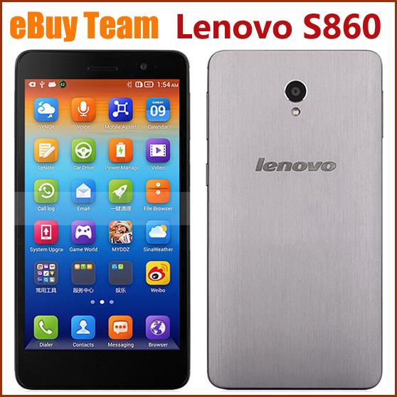 Original Lenovo S860 Mobile Phone 5 3 Android 4 2 MTK6582 Quad Core 1 3GHz HD