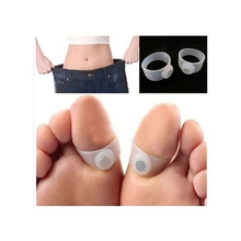 20 Pairs Health Care Feet Care Massage Slimming Silicone Foot Massage Magnetic Toe Ring Fat Burning