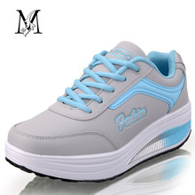 Factory Sale 16 Color Wedges Women Casual Shoes Platform Shoes Fashion Trendy Health Lady Beauty Swing Fitness Shoes Woman #D58