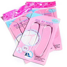 2 pcs Foot Care Feet Insoles Invisible Cushion Silicone Gel Heel Liner Shoe Pads Free Shipping Z03101