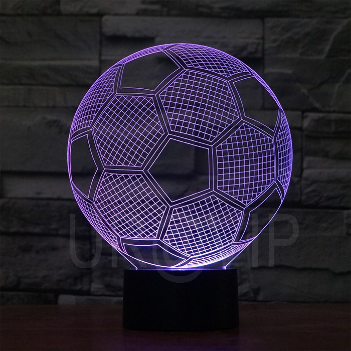 JC-2882 Amazing 3D Illusion led Table Lamp Night Light with football shape (7)