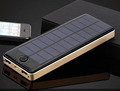 Portable Power Bank Solar Battery Charger 20000mah Mobile Powerbank with Solar Panel Bateria Externa Li Polymer