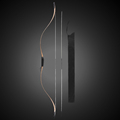 Longbowmaker Perfect Archery Maple Laminated Bow Hunting Longbow Recurve Horsebow 10 55 LBS CH7