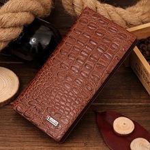 Luxurious Crocodile pattern men s PU leather wallets fashion Designers top grade male purse card holder