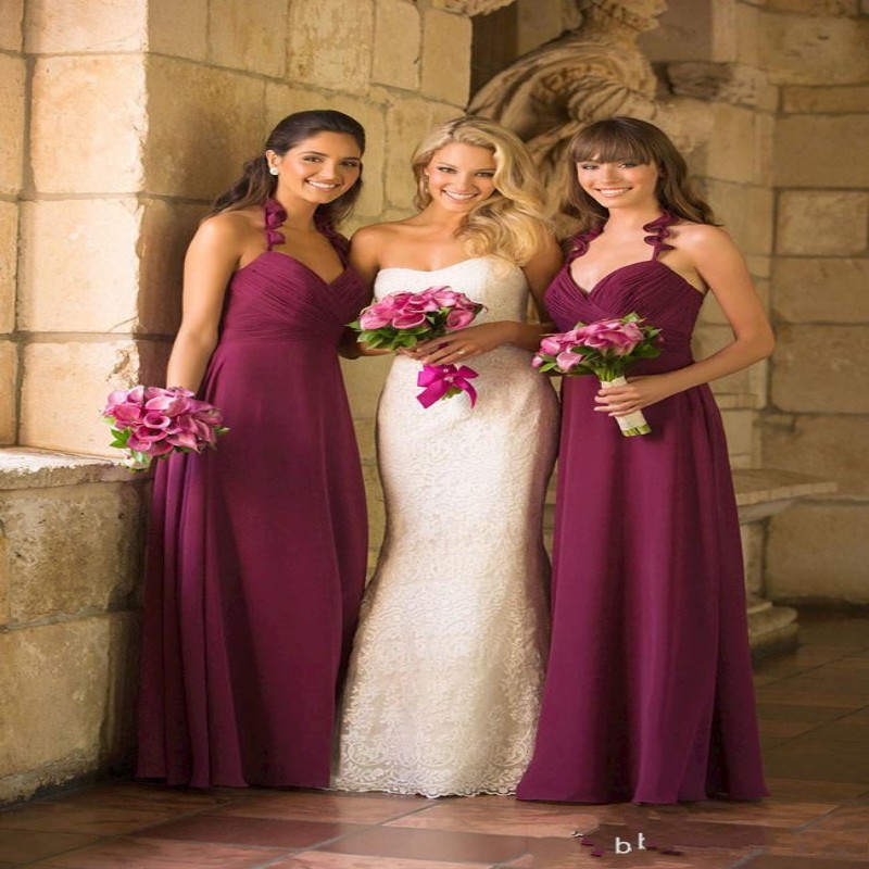 Popular Burgundy Bridesmaid Dresses-Buy Cheap Burgundy Bridesmaid ...