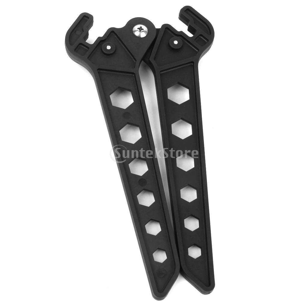 New Arrivals 2015 Archery Bow Kick Stand Holder Legs for 3D Shoot Hunting Range Black Free
