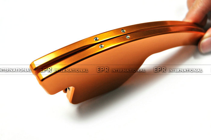 Aluminium AUDI Paddle Shift Switch Orange (4)_1