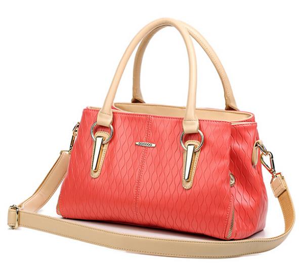 2015 Genuine Leather New Women Handbag Bag Lichee Pattern Shoulder Bags Bolsas Femininas Tote Fashion Women Messenger Bags F443