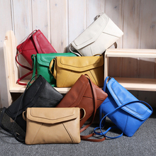 Cheap Women Envelope Bag Pu leather Handbag shoulder bags Ladies Crossbody Sling Messenger Bag Purses Blue Black Brown 7 colors