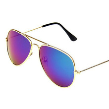 2016 New Fashion Children Sunglasses Boys Girls Kids Baby Child Sun Glasses Goggles UV400 Colorful Mercury Lens Glasses