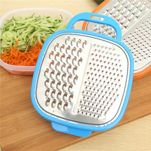 New Arrive Stainless Steel+Plastic Grater Nutmeg Cheese Chocolate Citrus Zester Slicer Versatile Hand Grater Kitchen Accessories