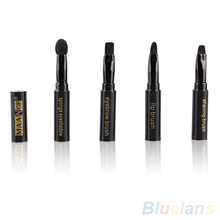 4 Pcs Set Pro Makeup Cosmetic Tool Foundation Eyeshadow Eyeliner Lip Brushes Set Kit 1L2I 35OF
