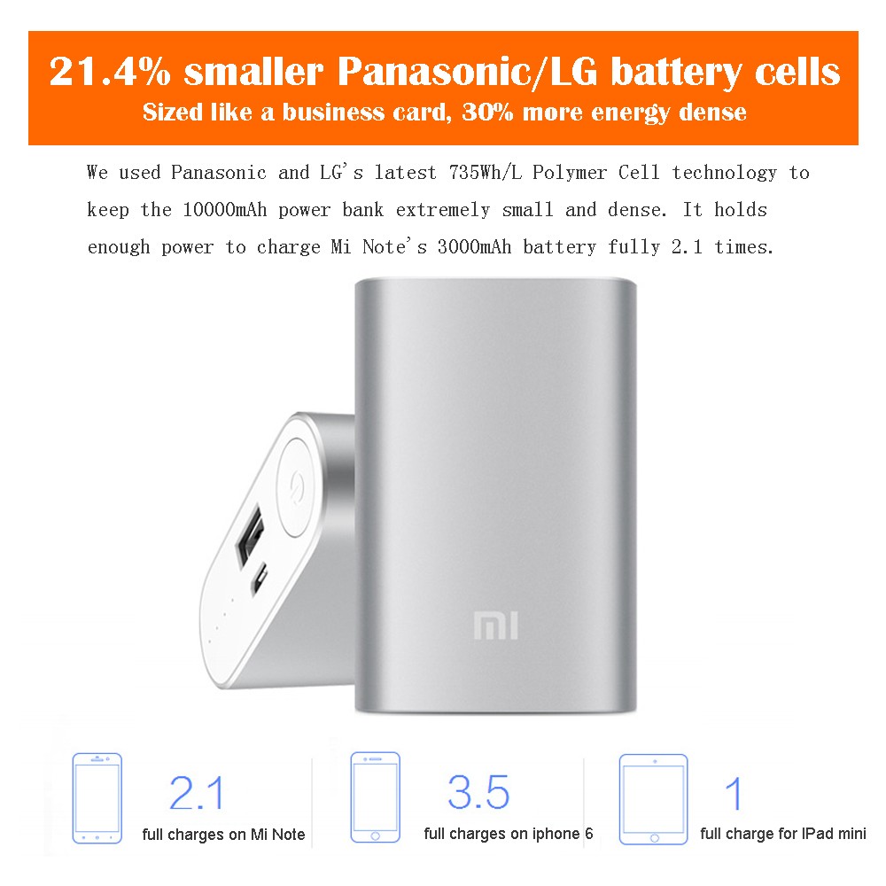 2015 NEW 100% Original Xiaomi Power Bank 10000mAh External Battery xiaomi 10000 Portable Charger for iPhone 4S 5S S5 6 6plus 2015 NEW 100% Original Xiaomi Power Bank 10000mAh External Battery xiaomi 10000 Portable Charger for iPhone 4S 5S S5 6 6plus